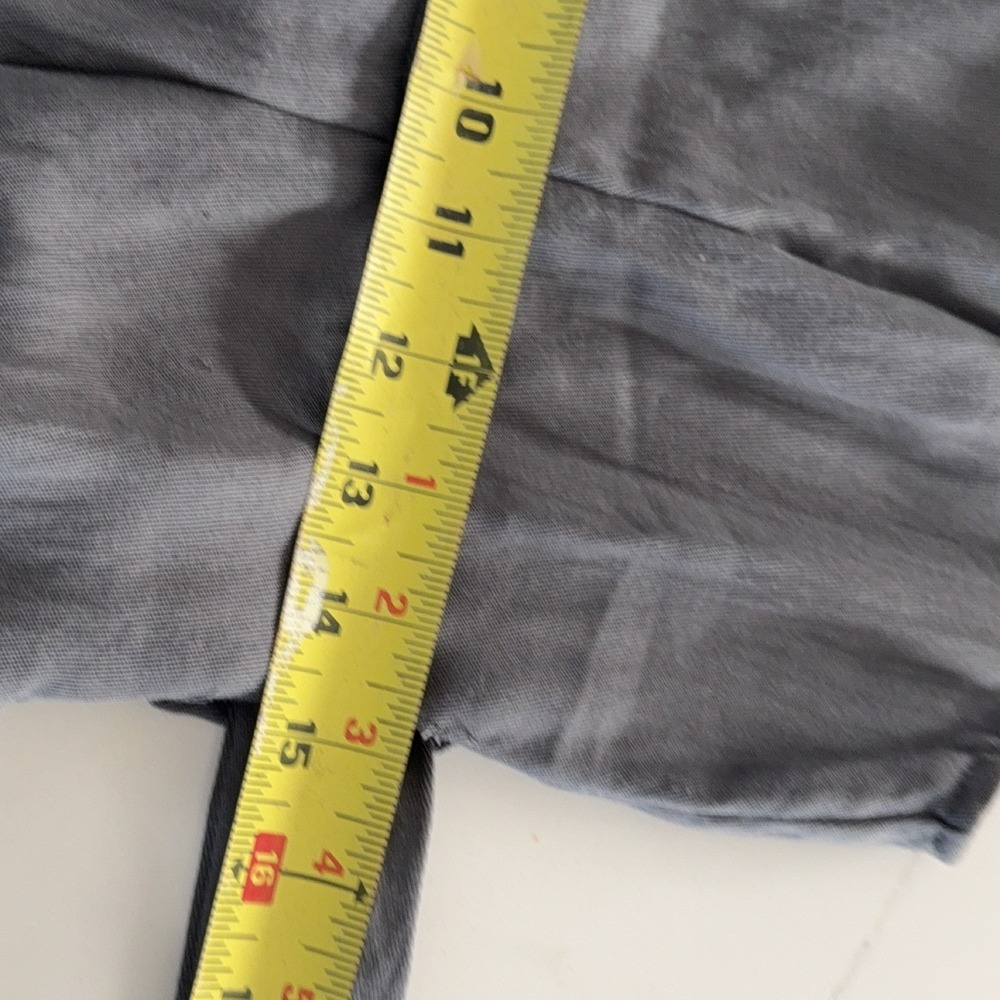 A New Day Gray Belted Button Front Midi Shirt Dress Women's Sz S - Picture 9 of 14